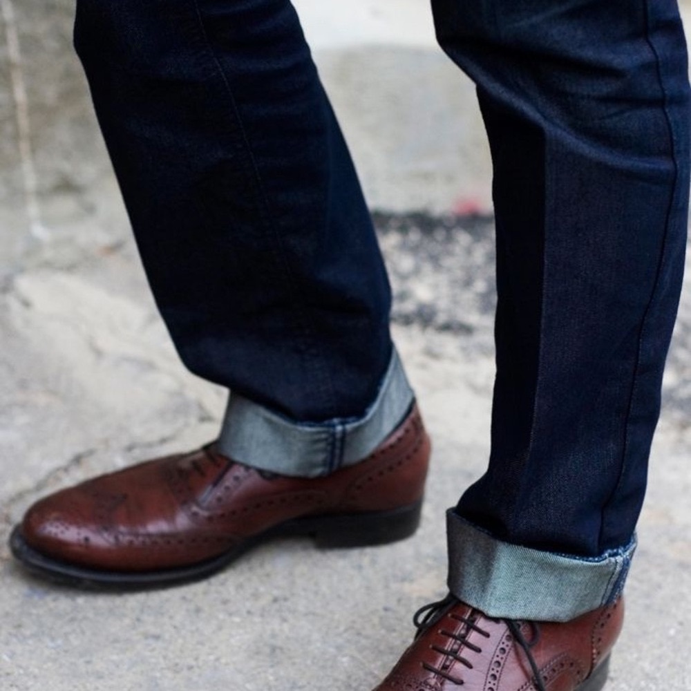 VTG- Academia Imperial Burgundy Red Wingtip Oxford Dress Shoes w/ Brogue